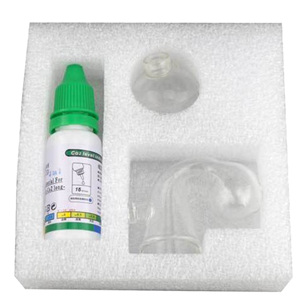 Glass Co2 Drop Checker - Acquario CO2 Soluzione di Indicatore di