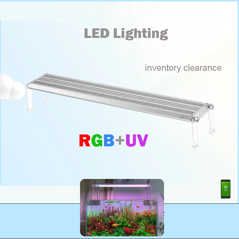 Planted Aquarium For Sale - Illuminazione a LED 60 cm 80