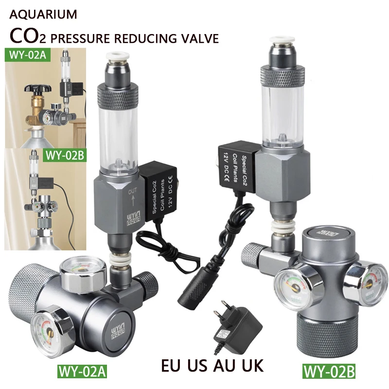 Glass Co2 Drop Checker - Valvola di riduzione della pressione CO2