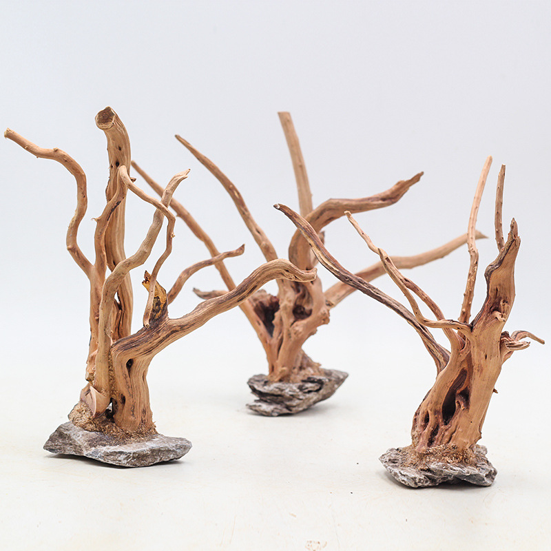 Planted Aquarium Media - 1PC Acquario Paesaggistica Ornamenti in Legno