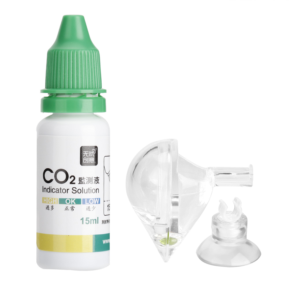 Glass Co2 Drop Checker - Fish CO2 Monitor acquario CO2 Monitor