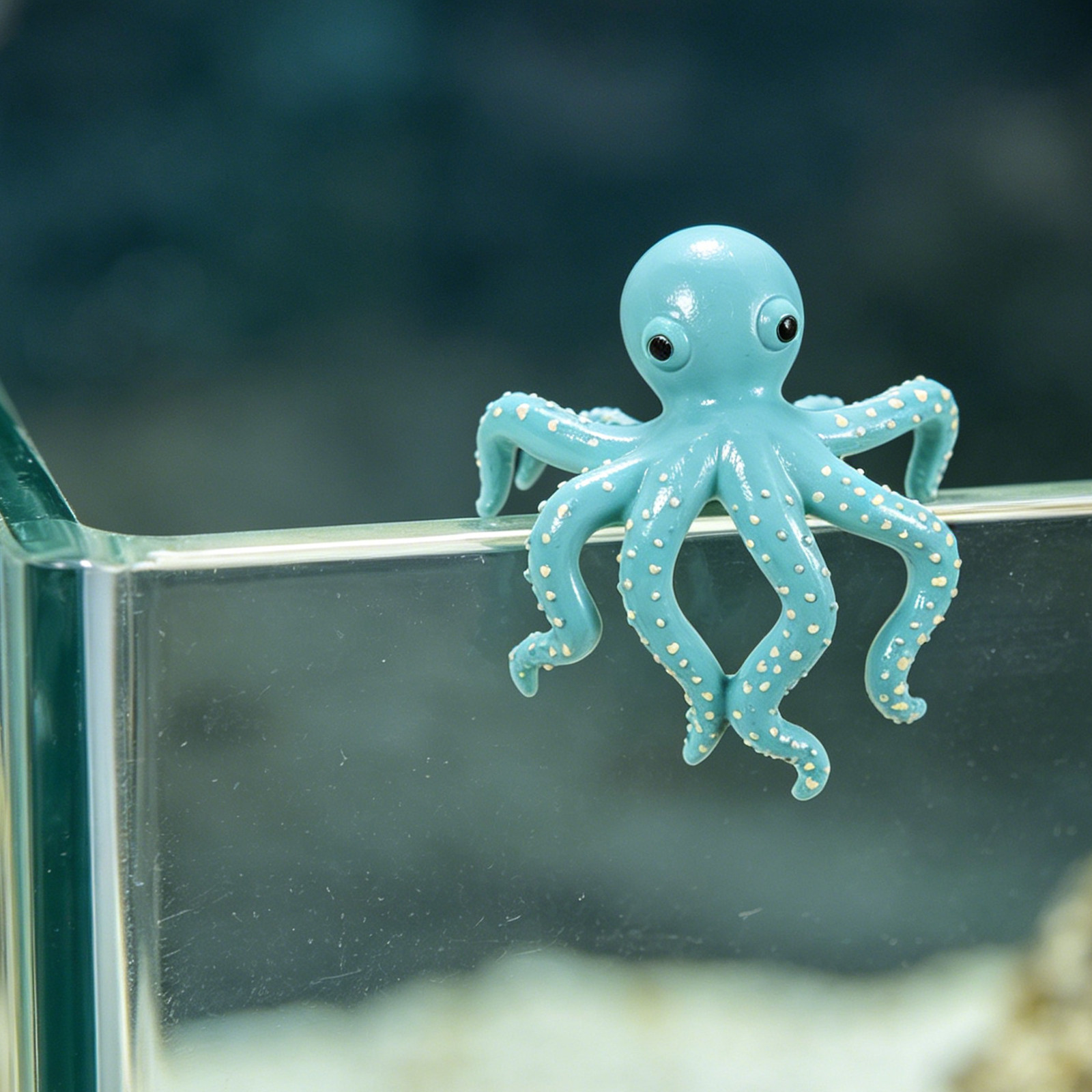 Mini scultura in resina a form - Aquarium Plant Octopus recensione e prezzo