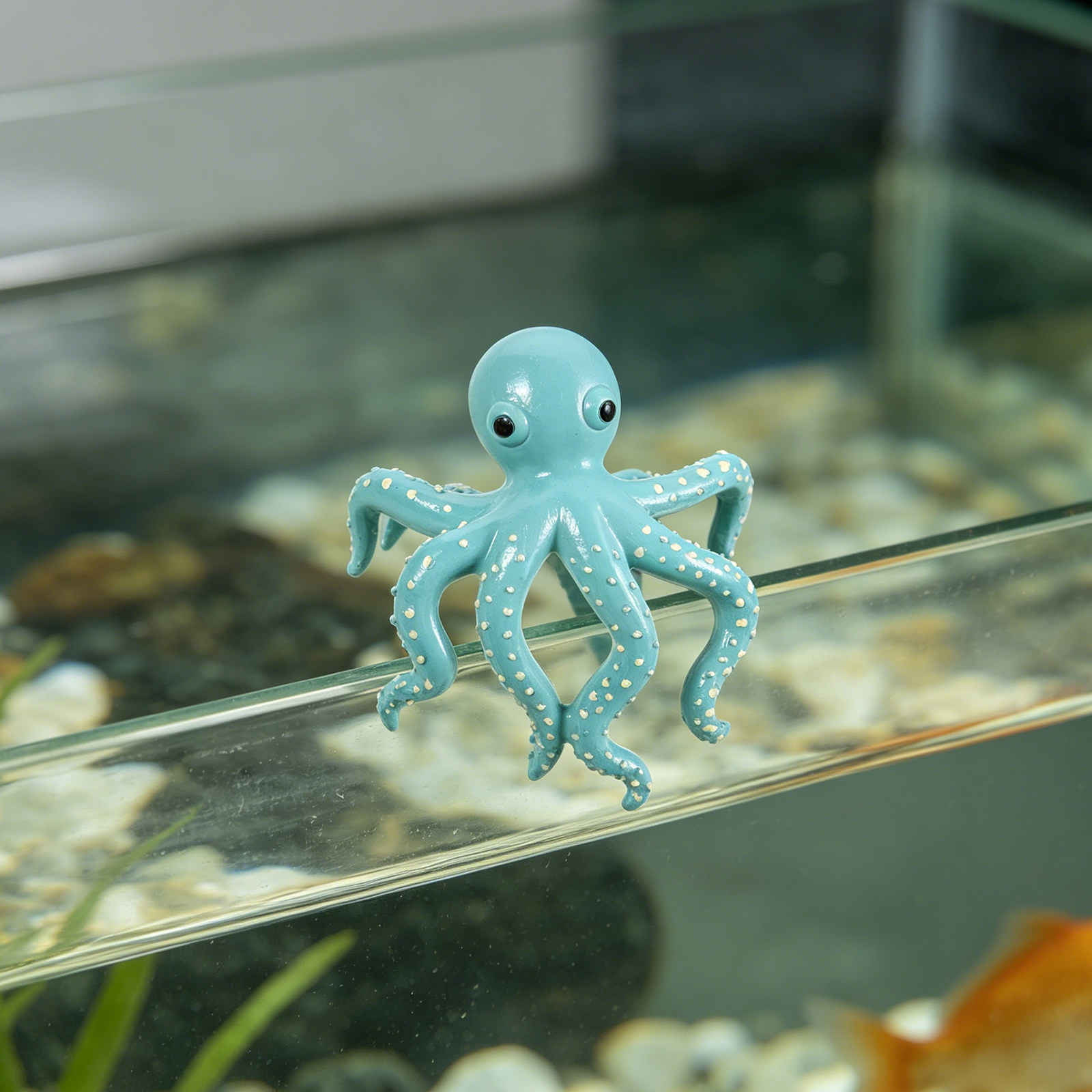 Mini scultura in resina a form - Aquarium Plant Octopus recensione e prezzo