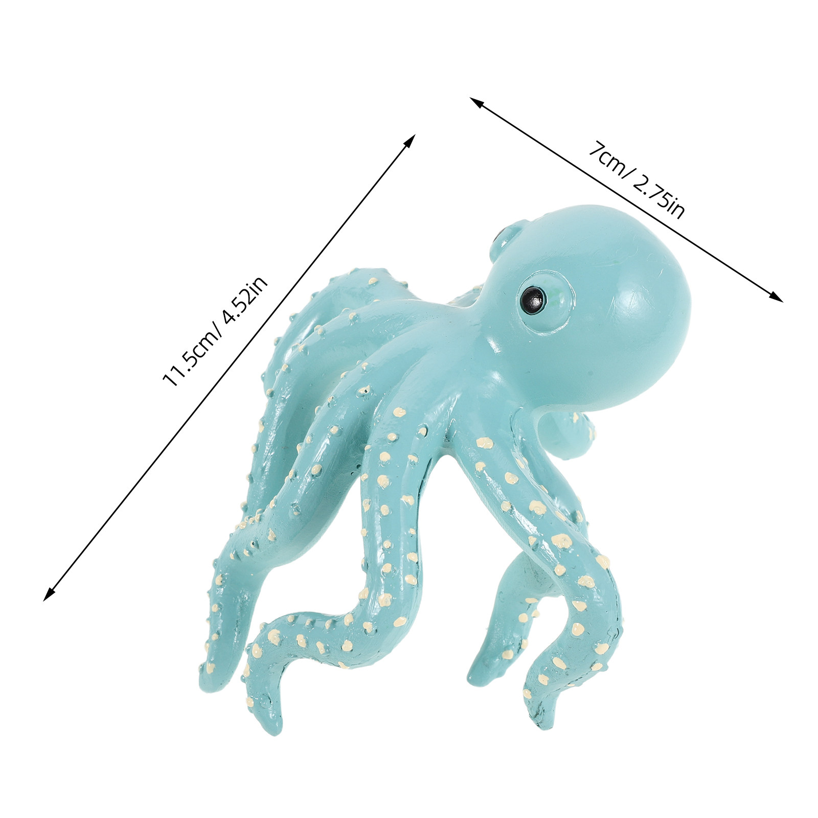 Mini scultura in resina a form - Aquarium Plant Octopus recensione e prezzo