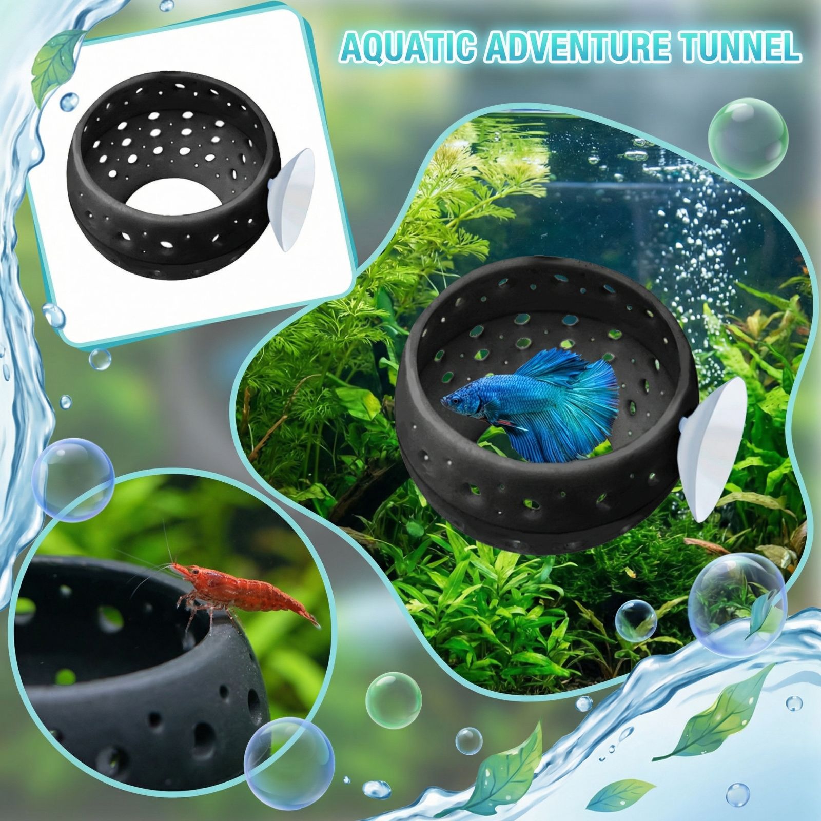 Tunnel Nascondiglio a Bulbo pe - Planted Aquarium For Betta recensione e prezzo