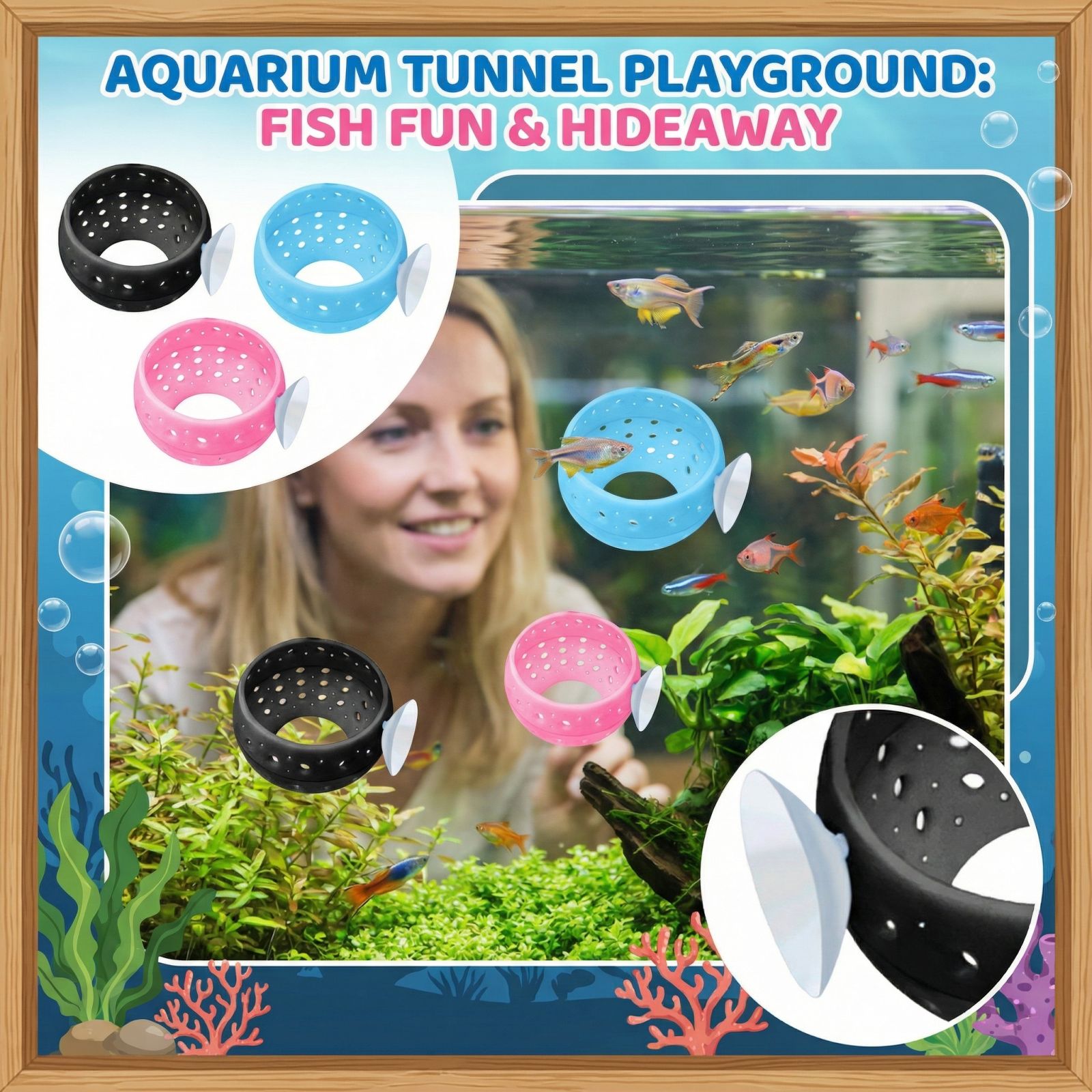 Tunnel Nascondiglio a Bulbo pe - Planted Aquarium For Betta recensione e prezzo